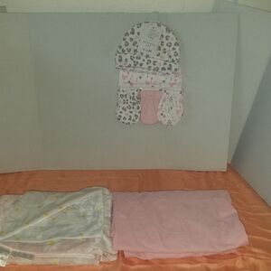 Leopard Print Kids Hat Set